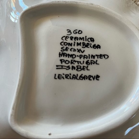 Ceramica Conimbriga Portugal Hand Painter Pottery Small Decorative Plate Rooster - Picture 3 of 5